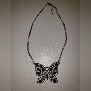 Vintage butterfly necklace